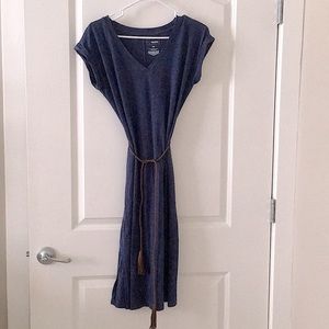 Sonoma Blue Cotton Shirt Dress
